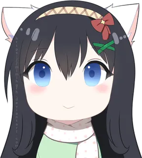 猫耳素材卡通简笔女孩 猫耳素材卡通简笔女孩