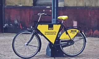 休闲自行车图片