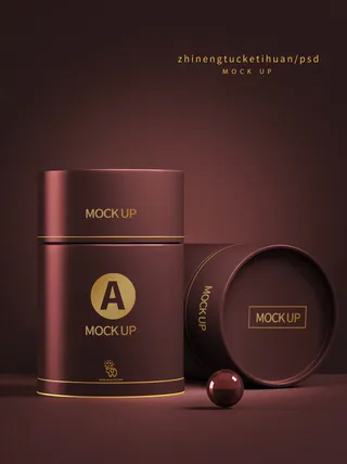 包装智能贴图样机VI效果PSD素材