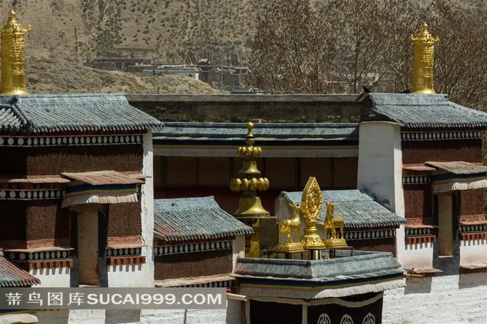 拉卜楞寺建筑景观写真
