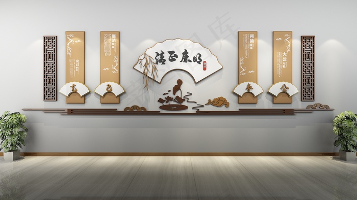 廉政文化建设cdr矢量模版下载