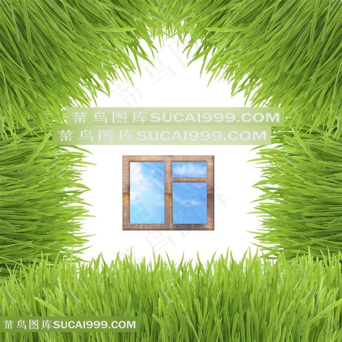 青草创意房子图片