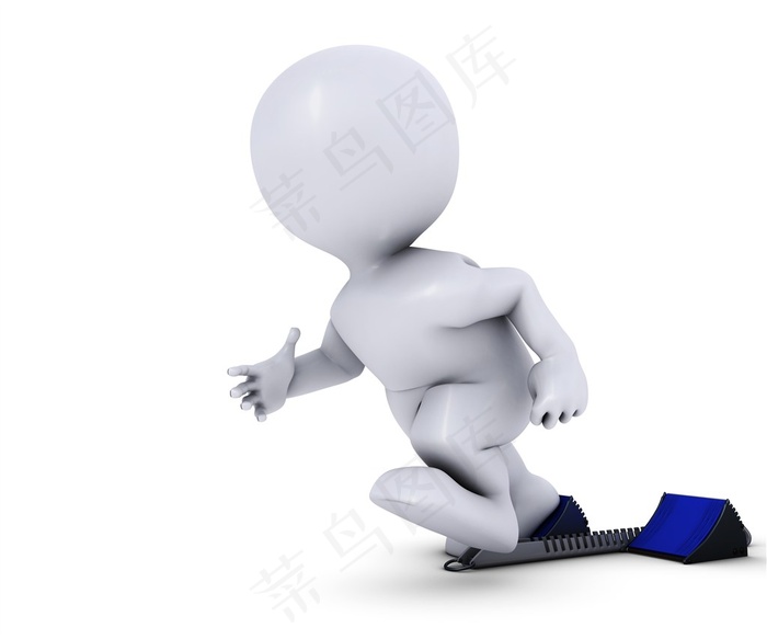 创意3D小人设计高清图片