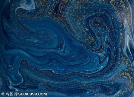 墨蓝色蓝色系大理石背景图片