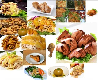 卤肉卤菜凉菜鸡腿卤蛋素材