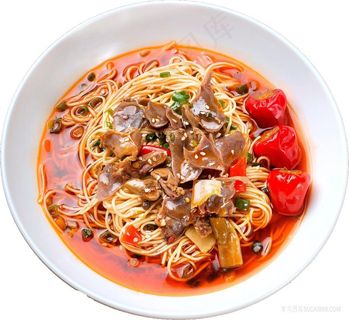 泡椒鸡杂面图片