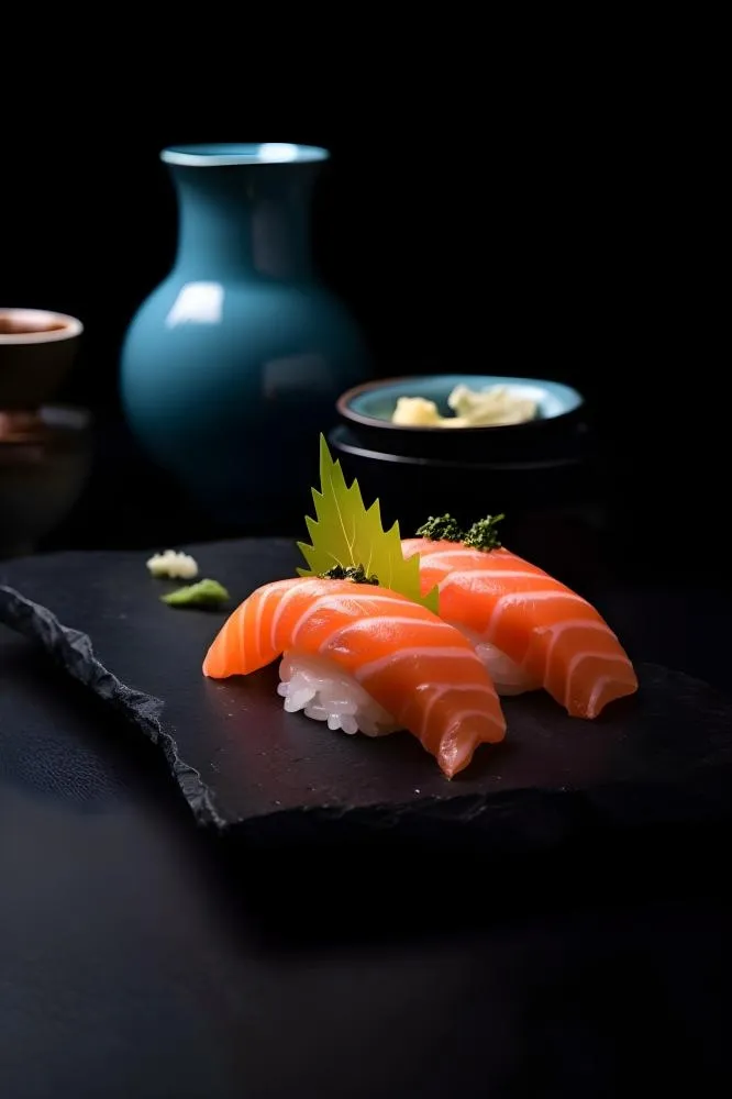 日式美食寿司背景(2400x3600)
