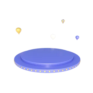 电商C4D立体装饰舞台素材免扣