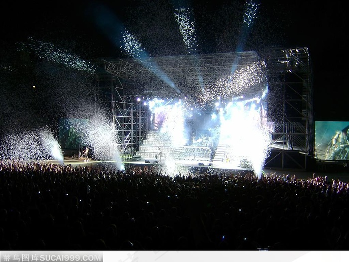 演艺会场和雪花制造场景