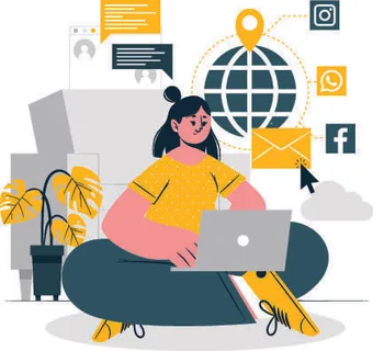 扁平化人物场景办公互联网等距ai矢量设计网页海报UI素材插画