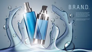 设计化妆品样品素材