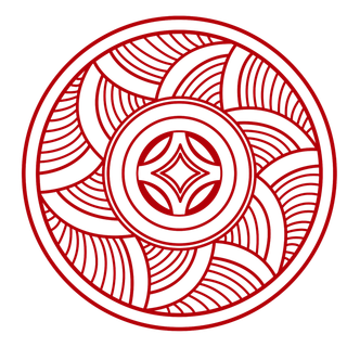 红色喜庆简约风传统吉祥纹样纹路纹理免扣PNG素材图片 (97)