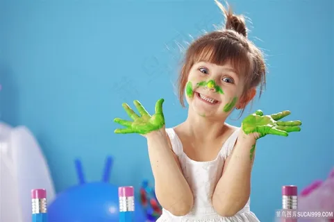 调皮的小丫头片子图片蔬菜