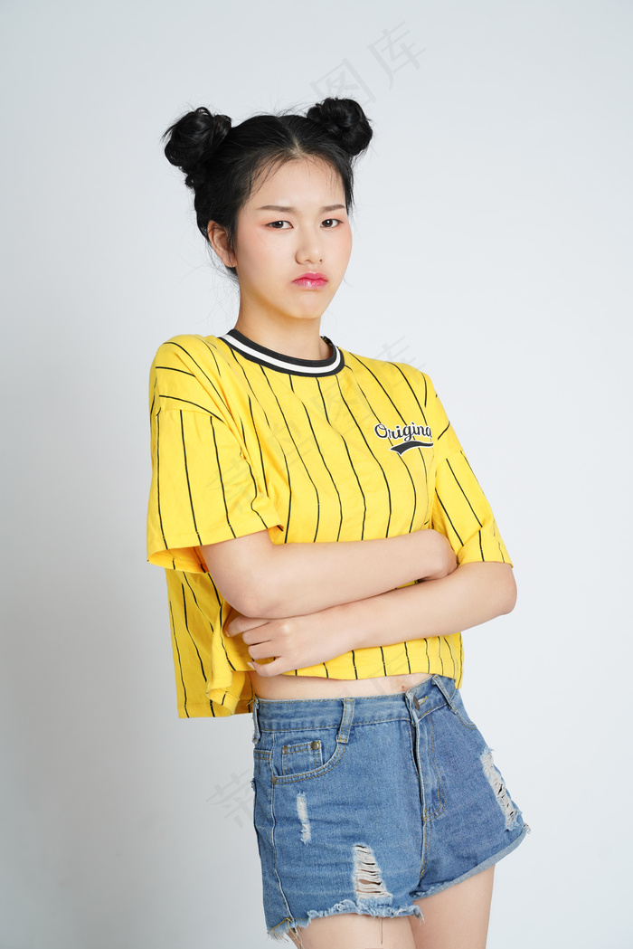 清新唯美可爱的女孩摄影图片