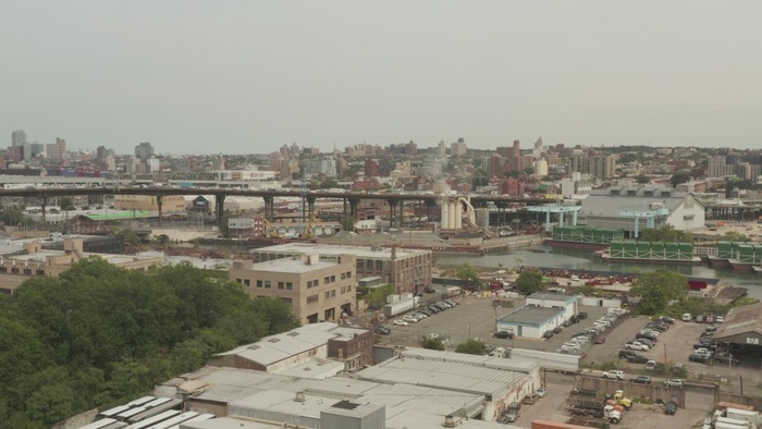 出口船舶的仓库和货物区