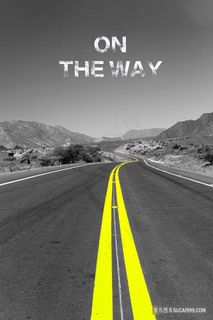 唯美道路时尚艺术插画