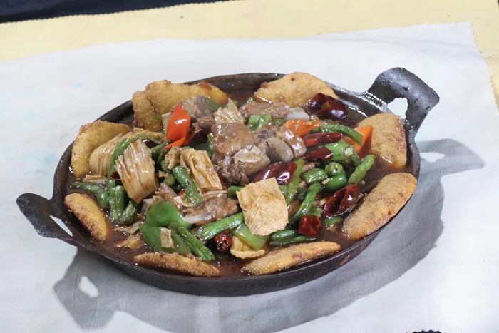 小排炖豆角