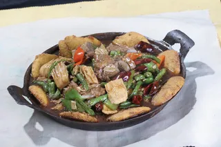 小排炖豆角