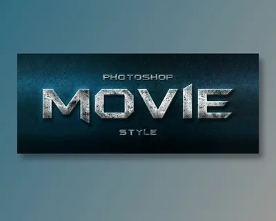 ps电影游戏文字特效（可编辑）