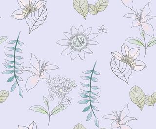 花卉唯美手绘花朵面料纹理手机壳布料面料印花服装矢量图案素材