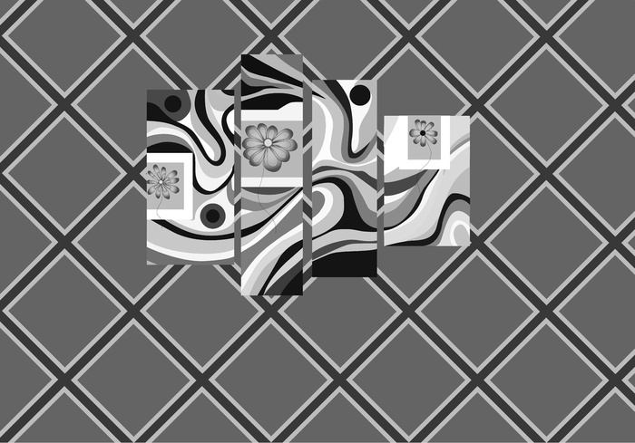 现代简约背景墙