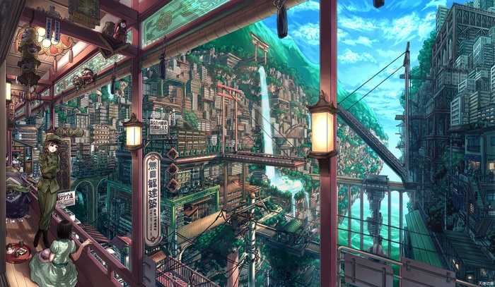 668动漫里的城市