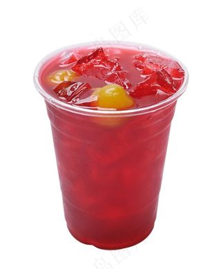 脆梅黑加仑冷饮饮品图片