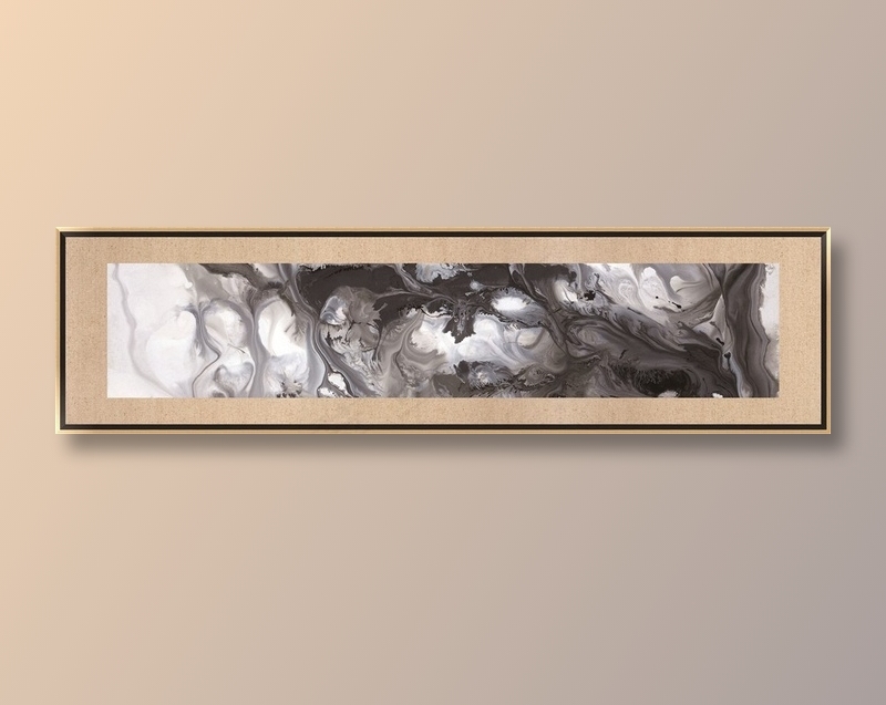 写意山水水墨壁画