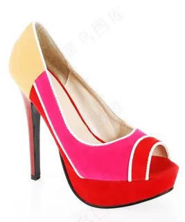 高跟鱼嘴鞋图片