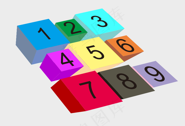 魔方立体模型LOGO