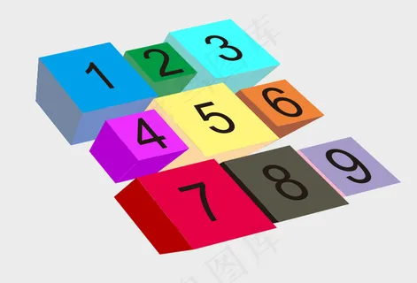 魔方立体模型LOGO