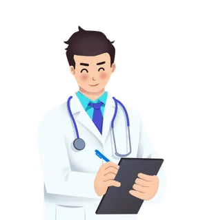 男医生问诊看病