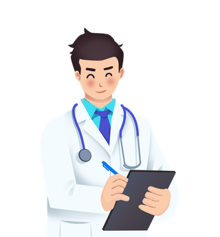 男医生问诊看病