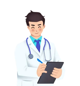 男医生问诊看病