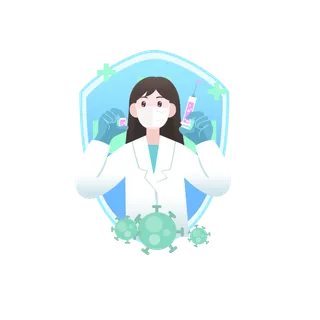 女医生医护卡通造型