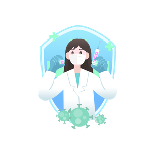 女医生医护卡通造型