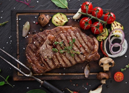高清牛排美食图片