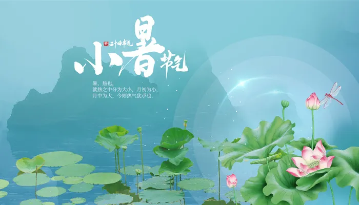 简约中国风小暑节气