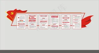 党史形象墙 建党100周年