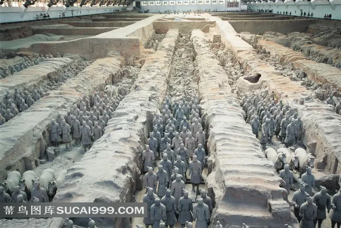 秦始皇兵马俑图片