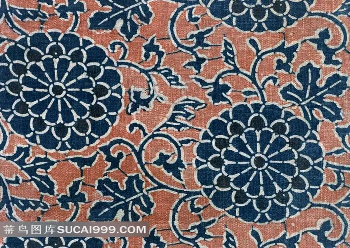 花卉图案布纹素材