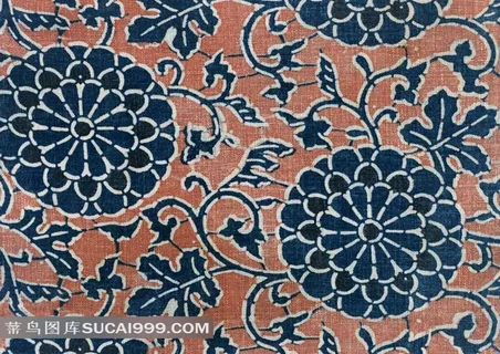 花卉图案布纹素材