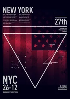 国外制作艺术海报