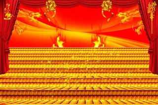 阶段红色背景