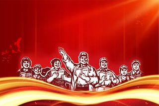 党建胜利红色背景