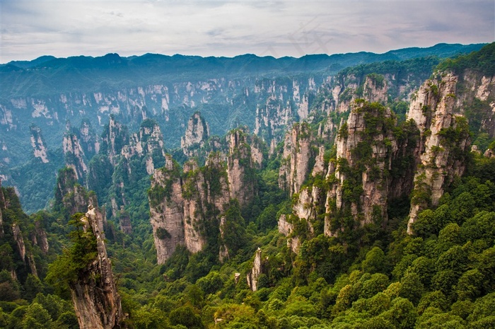 美丽湖南武陵源风景区图片