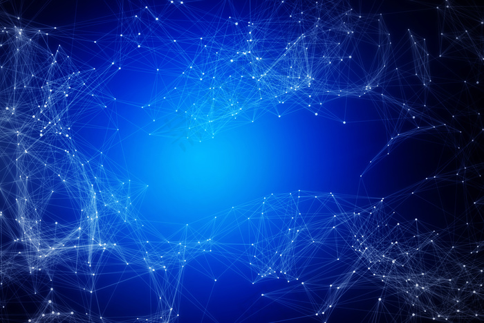 蓝色信息数码高科技创意背景