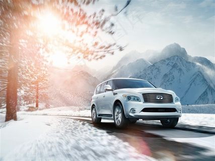 英菲尼迪冬季越野汽车广告