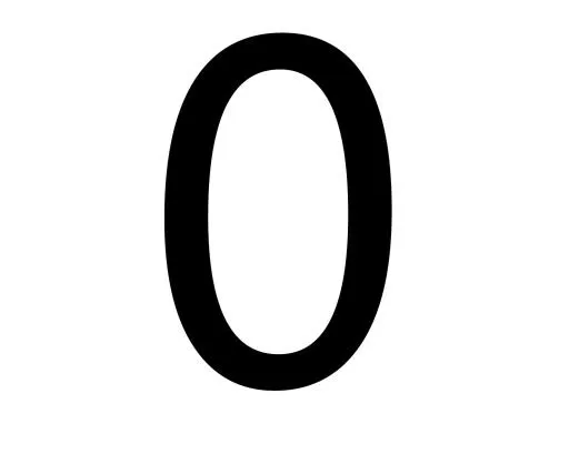 数字 0 PNG免抠(1500x1200)