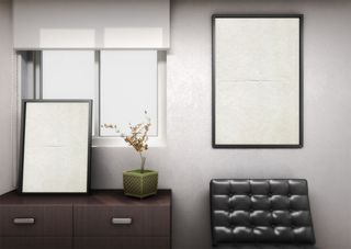 海报样机 室内质感画框 暗色系 (5)